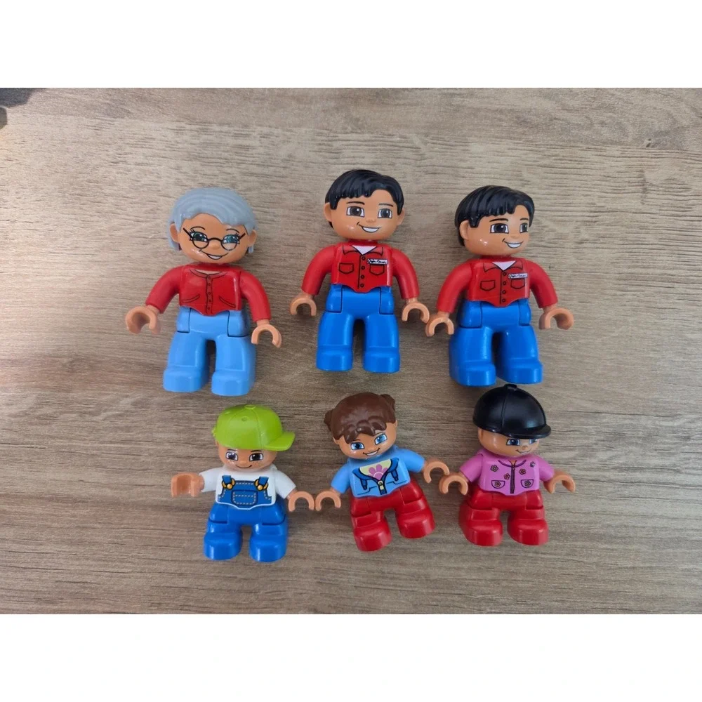 Lego Duplo Set Lot Farm Animal Figures Horse Dog Family Chicken Rabbit Goat Cat